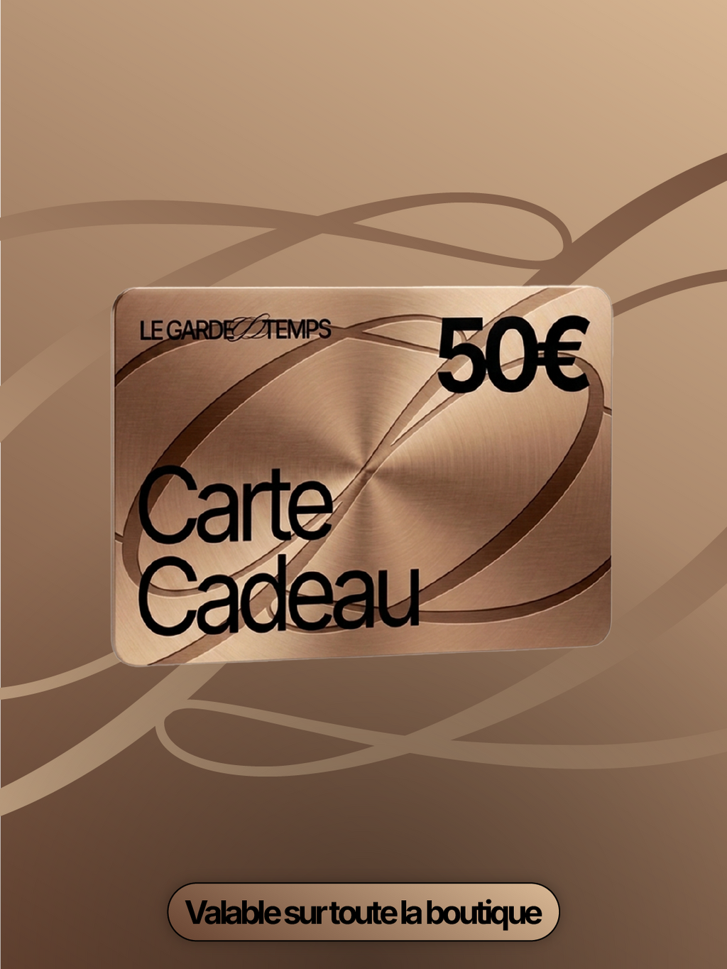 Carte cadeau LE GARDE-TEMPS
