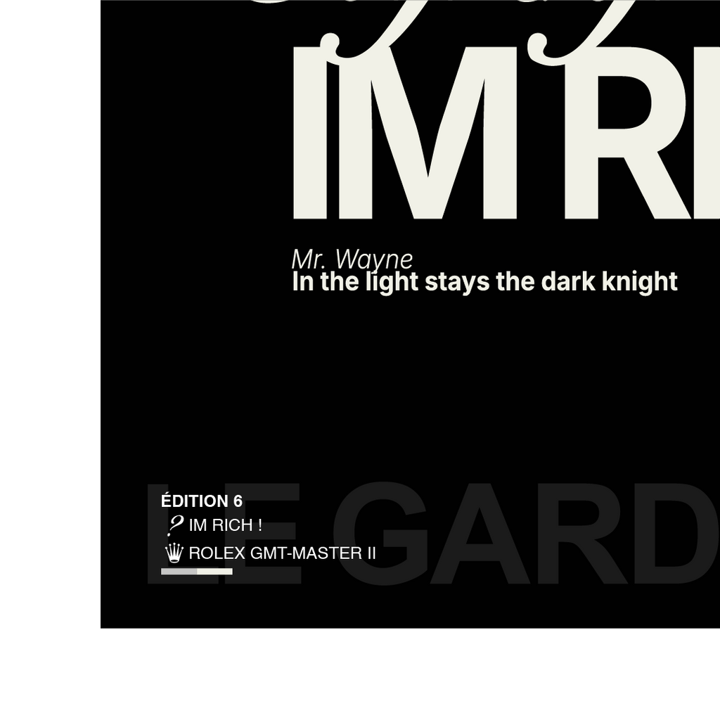 POSTER Bruce Wayne