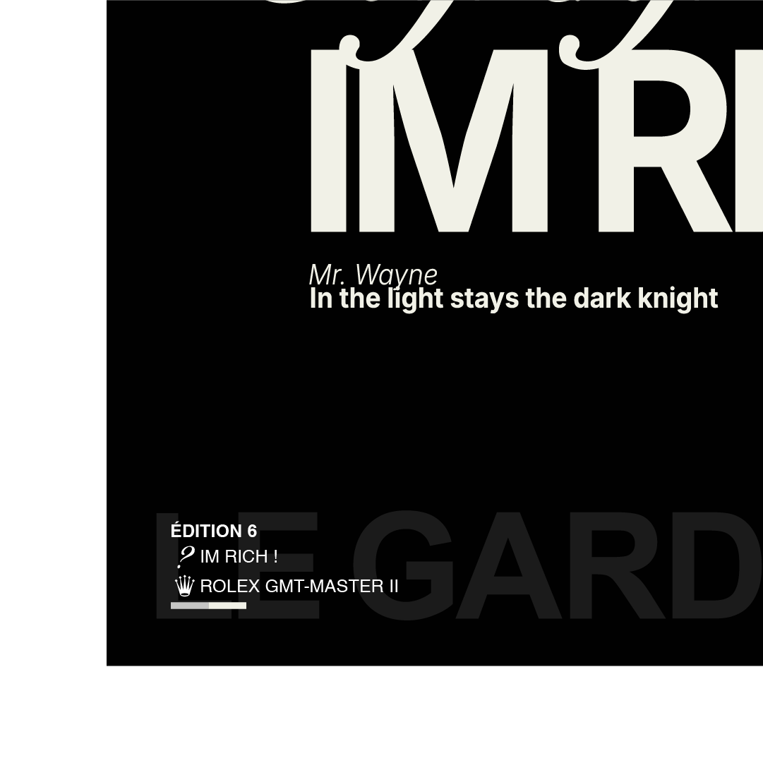 POSTER Bruce Wayne